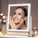HASIPU LED kozmetično ogledalo z 10x povečavo | Shoptok.si