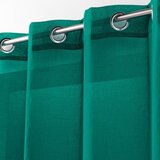 Douceur d intérieur Zelena prosojna zavesa 140x240 cm Telma – | Shoptok.si