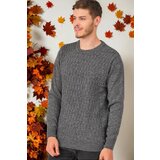 Dewberry V0214 MEN'S SWEATER-PLAIN SMOKED | shoptok.hr