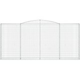  Lučne gabionske košare 7 kom 400x30x180/200cm pocinčano željezo | shoptok.hr