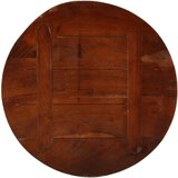 Stolna ploča Ø 50 x 3,8 cm okrugla od masivnog obnovljenog drva | shoptok.hr