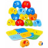 ELEPHANT Tower Skill Game Balancing s Colored Cards 46 pcs. | shoptok.hr