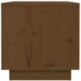 vidaXL Nočna omarica medeno rjava 40x34x35 cm trdna borovina | Shoptok.si