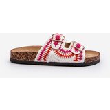 Boto Women's White Slide Sandals with Cork Sole Fannea | ePonuda.com