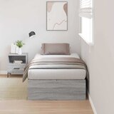  Krevet s ladicama Siva Sonoma 70 x 190 cm Konstruirano drvo | shoptok.hr