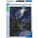 Ravensburger puzzle (slagalice) - crno-plavi zmaj 1500 delova RA17105 | Eponuda.com