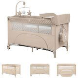 Kikka Boo Krevetac Nighty Night 2 nivoa sa rancem i pultom Beige | ePonuda.com
