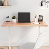 Stolna ploča svjetlosmeđa 100x60x2 cm od obrađene hrastovine | shoptok.hr