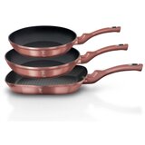 Shumee set 3 granitnih ponev 20/24/28CM berlinger haus metalic line i-rose BH-6041, (21237684) Cene