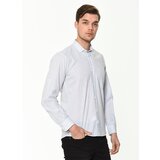 Dewberry G625 LINEN SHIRT-LIGHT BLUE | Shoptok.si