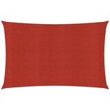 vidaXL Jedro za zaštitu od sunca 160 g/m² crveno 3,5 x 5 m HDPE Cijene
