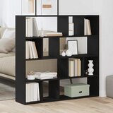 vidaXL Knjižna omara/pregrada črni hrast 105x24x102 cm | Shoptok.si