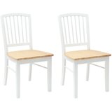  Trpezarijske stolice 2 pcs Bijelo 50 x 52,5 x 91 cm | Eponuda.com