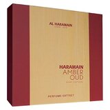 Al Haramain Amber Oud Ruby Edition poklon set EDP 75 ml + EDP 30 ml + dezodorans 200 ml Slike