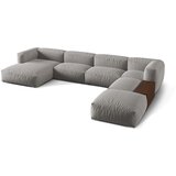 Micadoni Svetlo siva kotna sedežna garnitura (desni kot/v obliki črke "U") Martina – Home | Shoptok.si