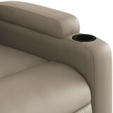 vidaXL Naslonjač od umjetne kože boja cappuccina | shoptok.hr