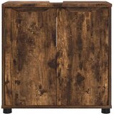  Kabinet za umivalnik v kopalnici Dimljeni oreh 60 x 30 x 60 cm, (5000112554) | Shoptok.si