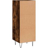  Komoda boja dimljenog hrasta 34 5x34x90 cm konstruirano drvo | shoptok.hr