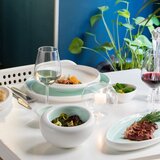 Le Coq Ninfa globok krožnik 23,5xh6cm / bel / porcelan, (21318062) | Shoptok.si
