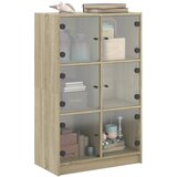  Visoka komoda s vratima 68x37x109 cm konstruirano drvo | shoptok.hr