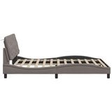  Okvir kreveta bez madraca smeđesivi 120 x 200 cm od tkanine | shoptok.hr