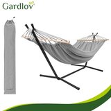 Gardlov dvostruka viseća mreža 200x150 cm s čeličnim postoljem, nosivost 250 kg Slike