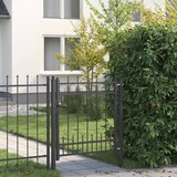  Ogradna vrata HORST Čelik Crna Može se zaključati | shoptok.hr