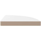 vidaXL Plutajuće kutne police 2 kom sjajne bijele 35 x 35 x 3,8 cm MDF | shoptok.hr