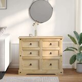 vidaXL Predalnik Corona 110x43x91 cm trdna borovina | Shoptok.si