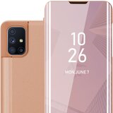 Cadorabo CARE, združljiv s Samsungom v Kunzit Pink - prozorno za zaščito z ogledalom z zrcalo z funkcijo stojala 360 stopinj zaščita, (20570881) Cene