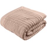 Catherine Lansfield Smeđi prošiven prekrivač 220x220 cm Lennon Stripe – | shoptok.hr