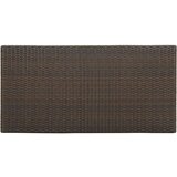 Barska miza s stojalom za shranjevanje rjava 120x60x110 cm | Shoptok.si