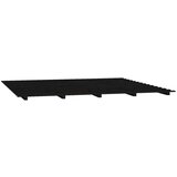  Posteljni okvir črn 200x200 cm trdna borovina, (20724203) | Shoptok.si