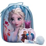 Disney Frozen II darilni set toaletna voda 100 ml + glos za ustnice 6 ml + nahrbtnik Elsa za otroke Cene