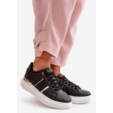 Boto Fashionable Women's Platform Sneakers Made Of Eco Leather Black Nevisase | Shoptok.si