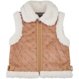 Guess FAUX SUEDE VEST Smeđa Cijene