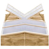 Furnova Rastlinjak 2 kosa impregnirana borovina 200x50x35 cm, (21948491) | Shoptok.si