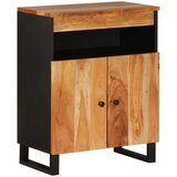 Komoda s 2 vrata 60 x 33 x 75 cm od masivnog bagremovog drva | shoptok.hr