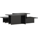  Stolići za kavu 2 kom sjajni crni 111,5x50x33 konstruirano drvo | Eponuda.com