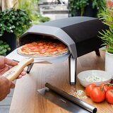 CHEF POMODORO 30 cm aluminijasta lopatica za pico z zložljivim lesenim ročajem | Shoptok.si