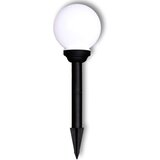 vidaXL vrtne solarne led okrogle lučke 15cm za osvetlitev poti 4kosi s konico | Shoptok.si