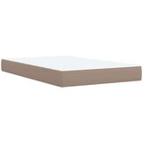  Krevet s oprugama i madrac cappuccino 80x200 cm od umjetne kože | shoptok.hr