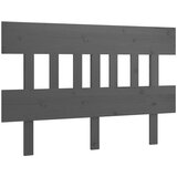 Maison Chic posteljno vzglavje - vzglavna omarica - nočna omarica sivo 138,5x3x81 cm trdna borovina, (21705121) Cene