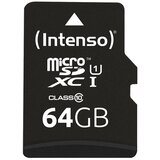 Intenso 64GB microSDXC UHS-I Class 10 Premium spominska kartica | Shoptok.si