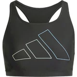 Adidas Sportski bikini gornji dio 'Big Bars' svijetloplava / svijetložuta / crna