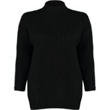 Trendyol Curve Black Knitwear Plus Size Sweater | shoptok.hr