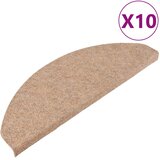  Samoljepljivi otirači za stepenice 10 kom bež 65x22,5x3,5 cm | shoptok.hr