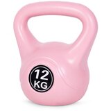 Kettlebell 12 kg za vježbanje, bučica, lopta s utezima, fitness opterećenje, roza, moderno | shoptok.hr