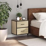 vidaXL Stenska nočna omarica sonoma hrast 40x31x39,5 cm | Shoptok.si