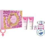 Versace Bright Crystal 90ml EDT + minijatura 5ml + Body Losion 100ml + Gel za tuširanje 100ml u